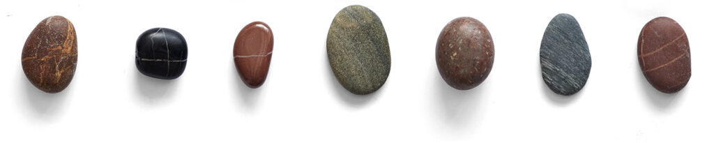 Banner de diferentes piedras Sol de Mar