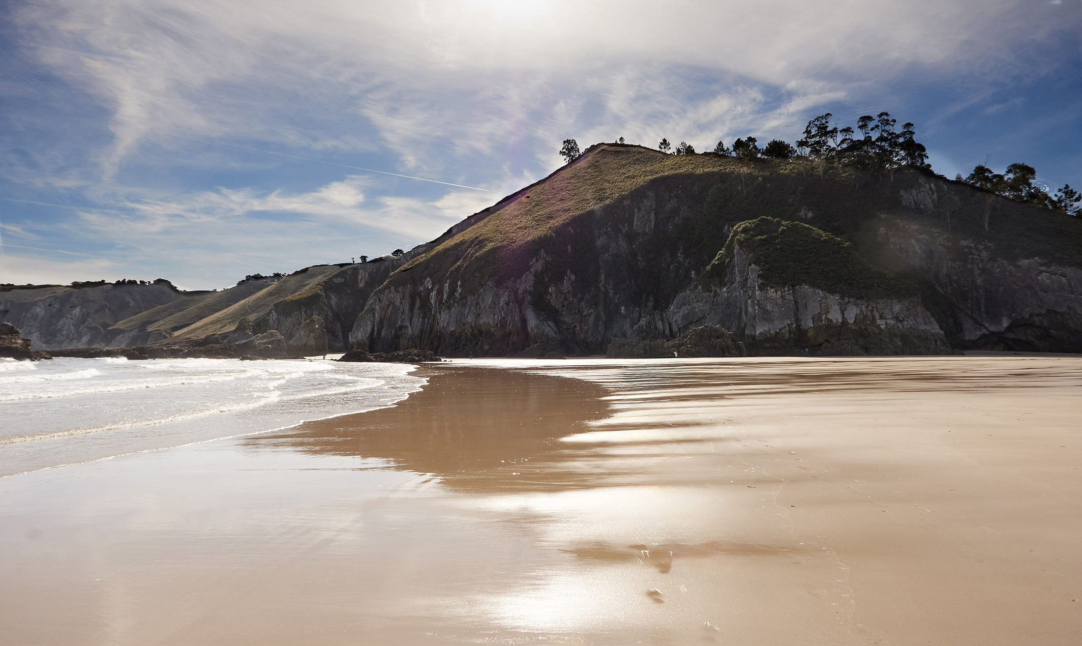 Playa de Itzurun en Guipúzcoa